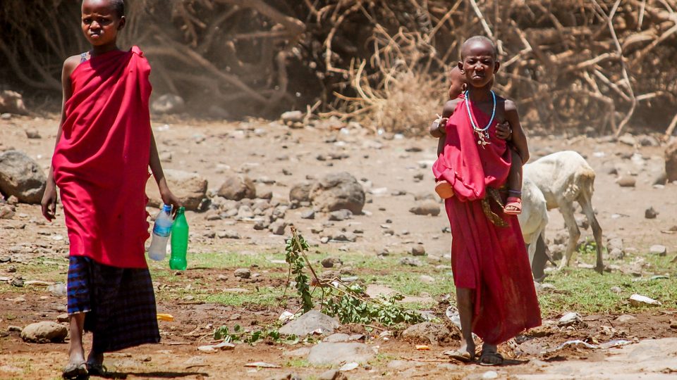 Masajské děti