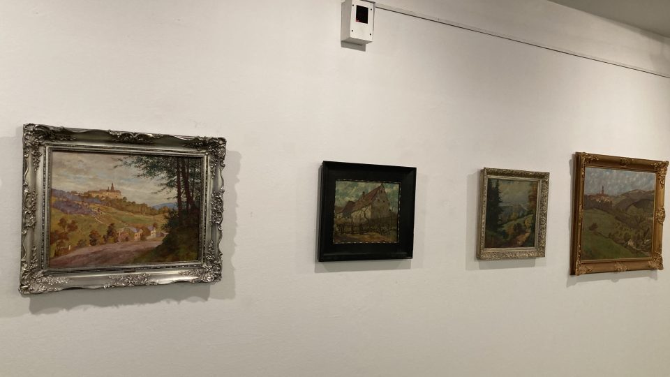 Výstava krajináře Karla Beneše v Galerii výtvarného umění v Náchodě