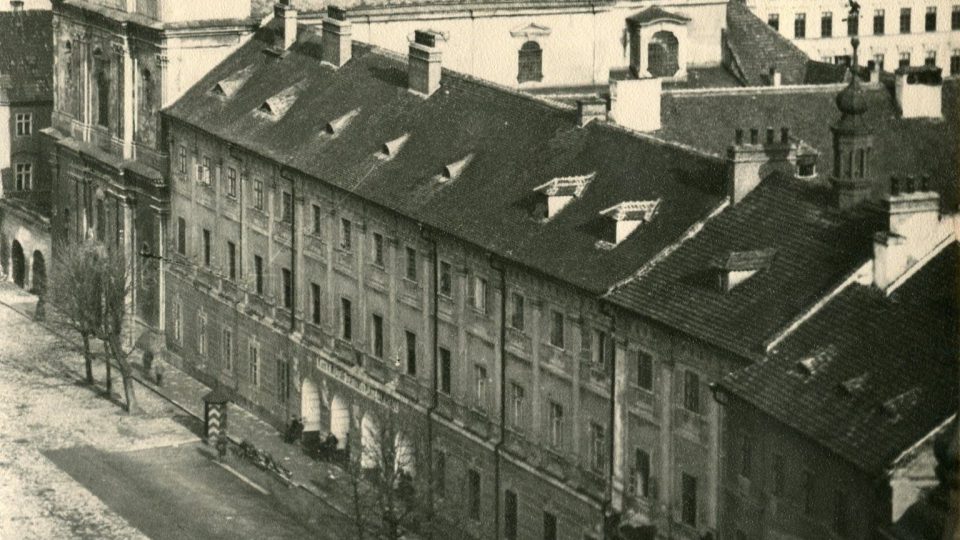 Budova hradeckého gymnázia, kde Karel Čapek studoval v letech 1901-1905