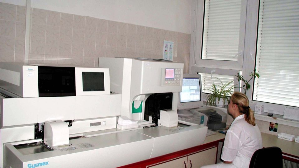 Hematologická laboratoř - analyzátor krevního obrazu