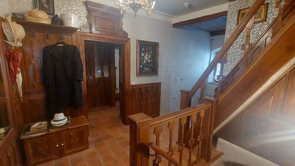 Chodba prvního patra Domu starých časů