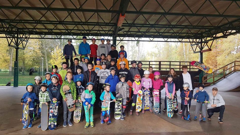 Skateboardová školička v Hradci Králové
