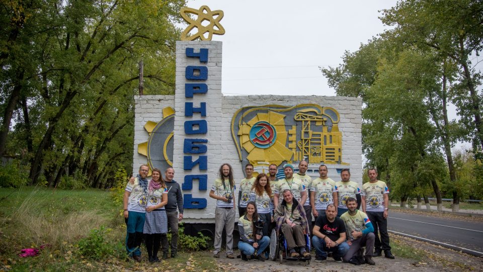 Černobyl na kolečkách. Honza Dušek si přes handicap roztroušené sklerózy splnil další životní sen