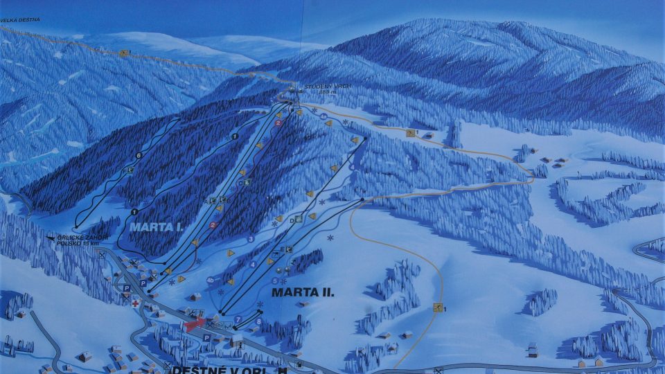 Skicentrum Deštné v Orlických horách se už chystá na zimu