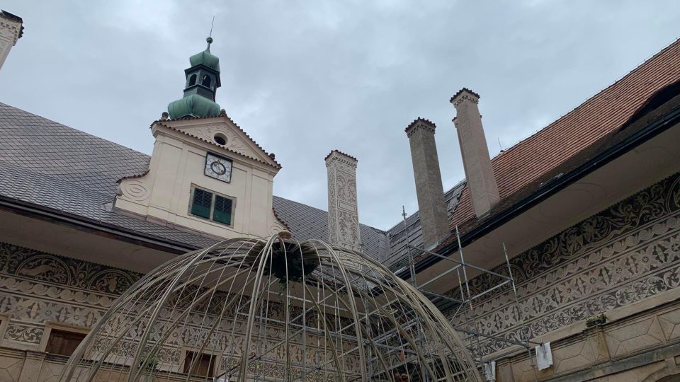 Renesanční zámek v Doudlebách nad Orlicí bude mít do dvou let novou střechu
