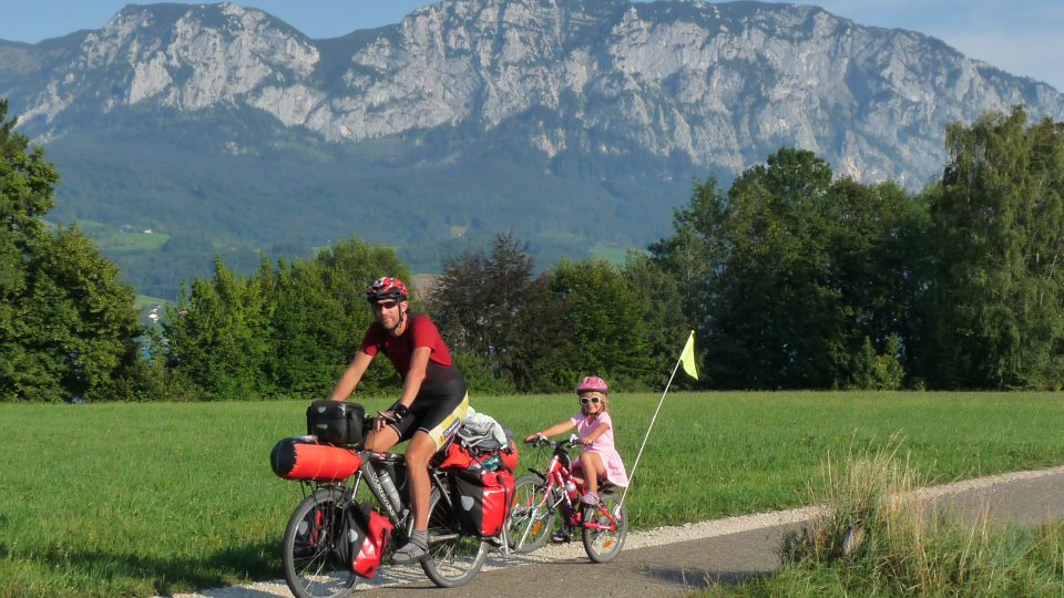 Rodinná cykloturistika v druhé domovině - Rakousko