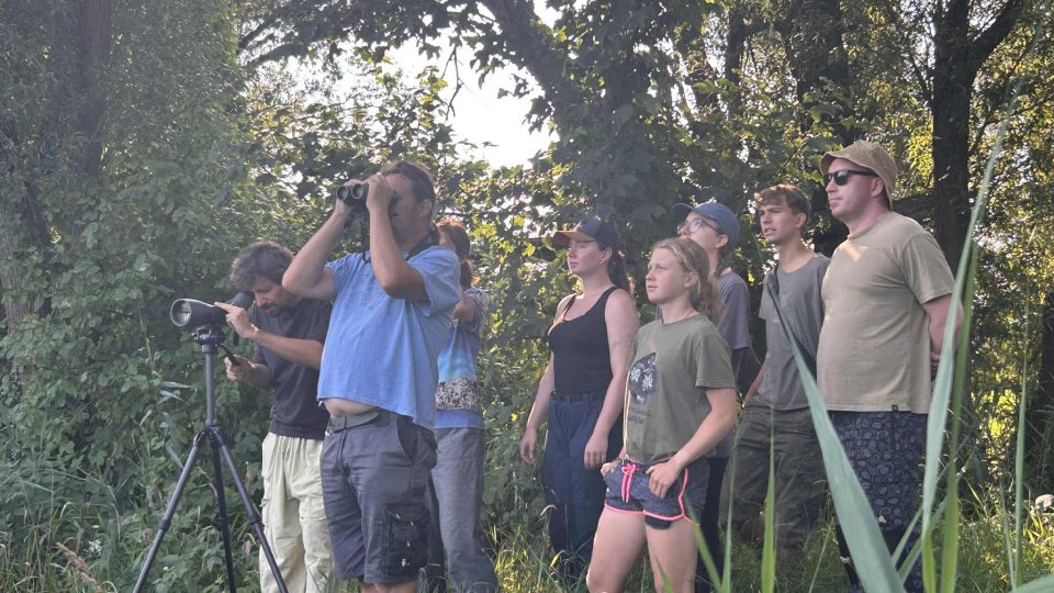 Do Ptačího parku Josefovské louky na Náchodsku přijeli pracovat dobrovolníci z celého Česka | foto: Václav Plecháček, Český rozhlas Do Ptačího parku Josefovské louky na Náchodsku přijeli pracovat dobrovolníci z celého Česka