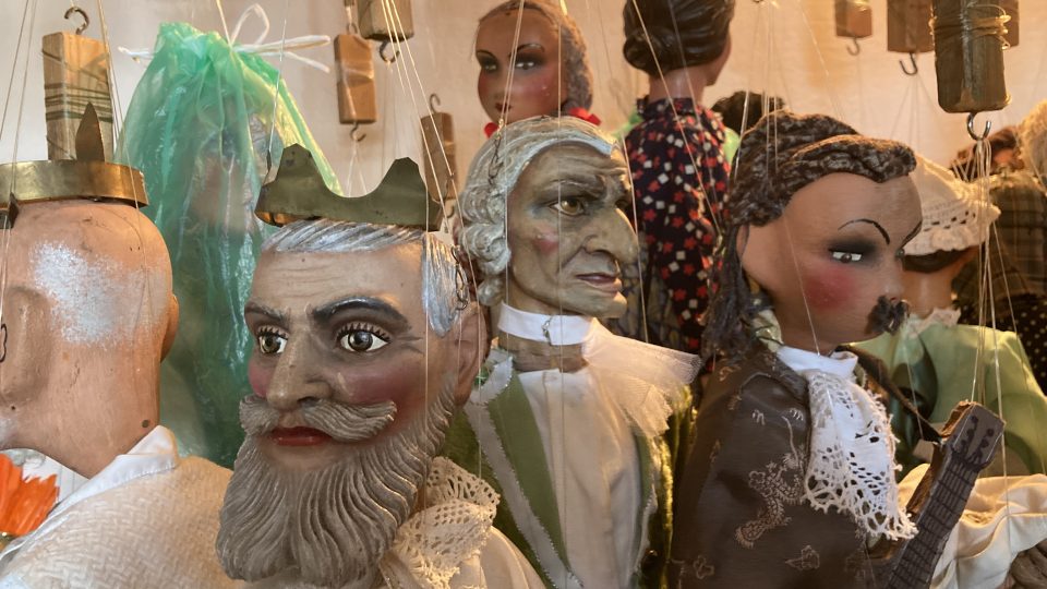 Kolekce marionet loutkového divadla Opočenský Kašpárek