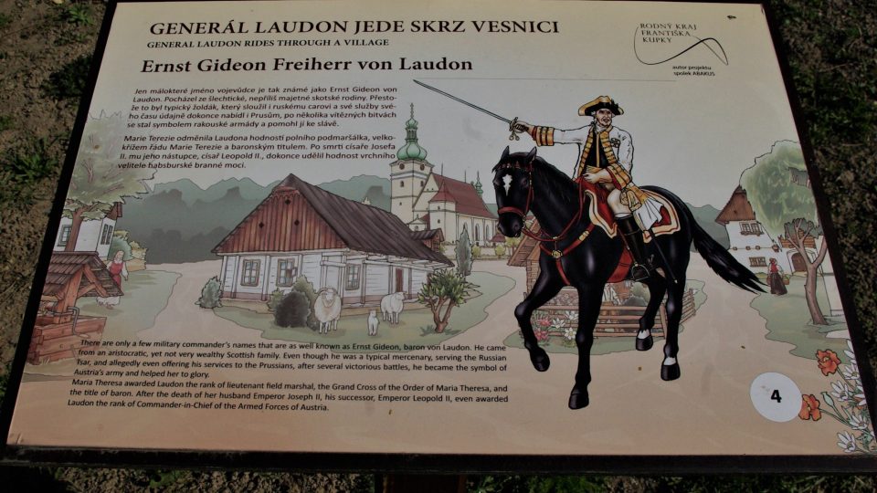 Generál Laudon projel v roce 1758 i vesnicí Přepychy