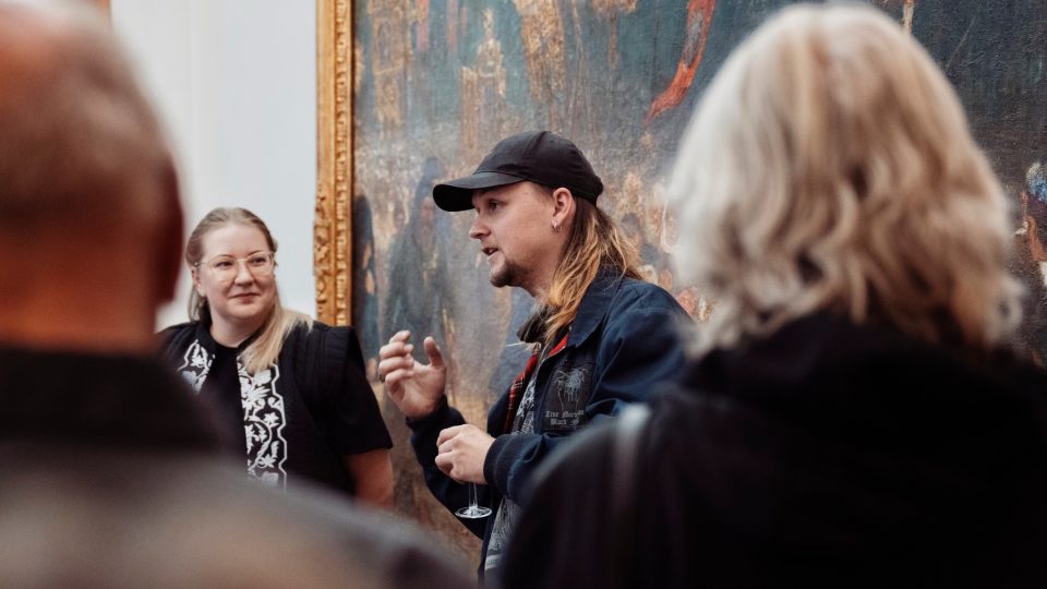 Z vernisáže výstavy v Galerii moderního umění v Hradci Králové