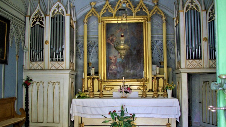 Znovuobnovená zámecká kaple sv. Antonína