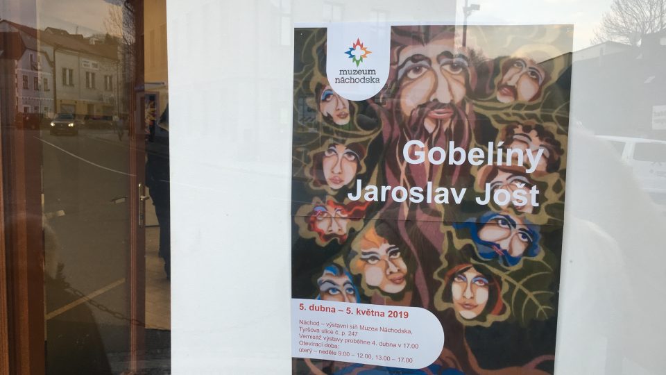 Gobelíny Jaroslava Jošta ve Výstavní síni Muzea Náchodska