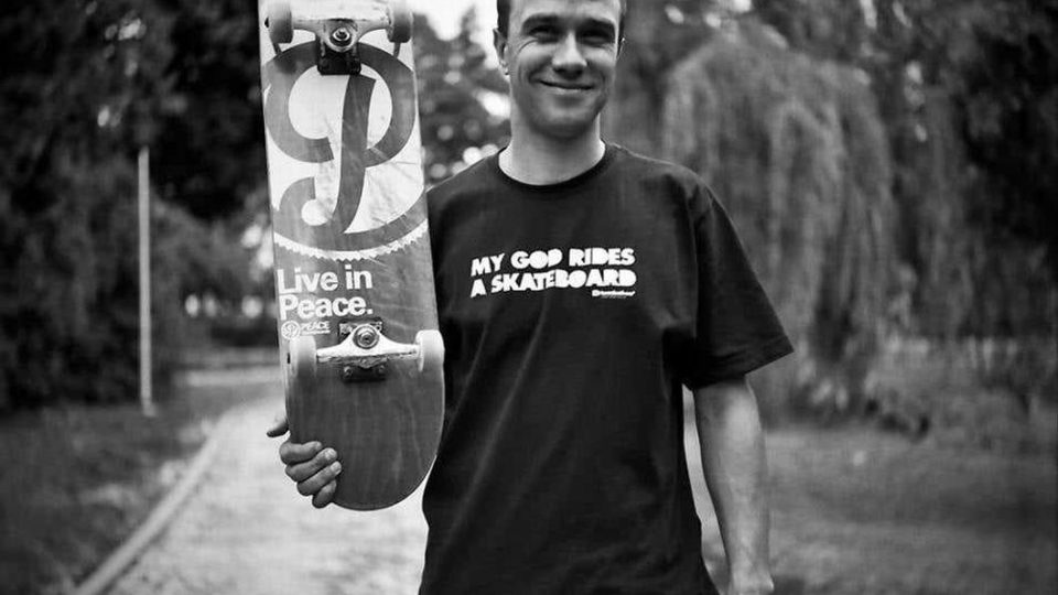 Životní láskou Ondřeje Bery Bernkrauta je skateboard