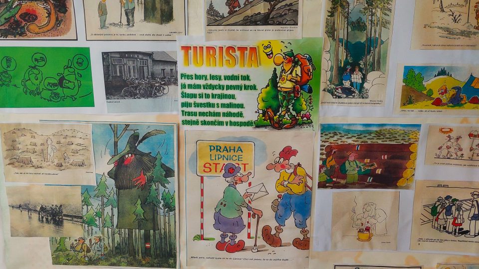 Turista a jeho svět na výstavě k 50. výročí Pochodu O Žižkův štít v Hořicích