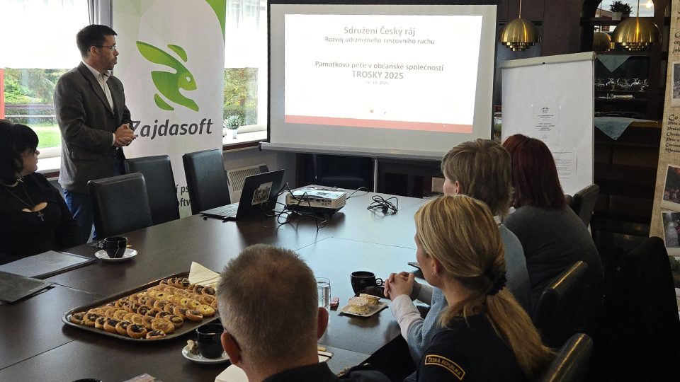 O Sdružení Český ráj informoval projektový manažer Jiří Lukeš | foto: Vladislava Wildová, Český rozhlas O Sdružení Český ráj informoval projektový manažer Jiří Lukeš