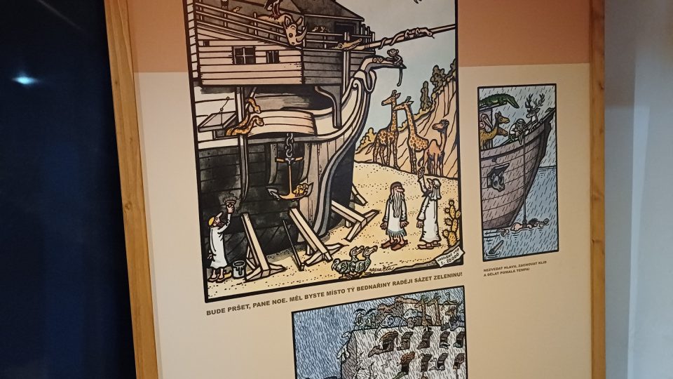 Jiří Winter Neprakta nevynechal ani biblické náměty | foto: Soňa Vaicenbacherová, Český rozhlas Jiří Winter Neprakta nevynechal ani biblické náměty