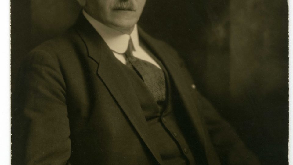 Portrétní fotografie Františka Ulricha, 1928