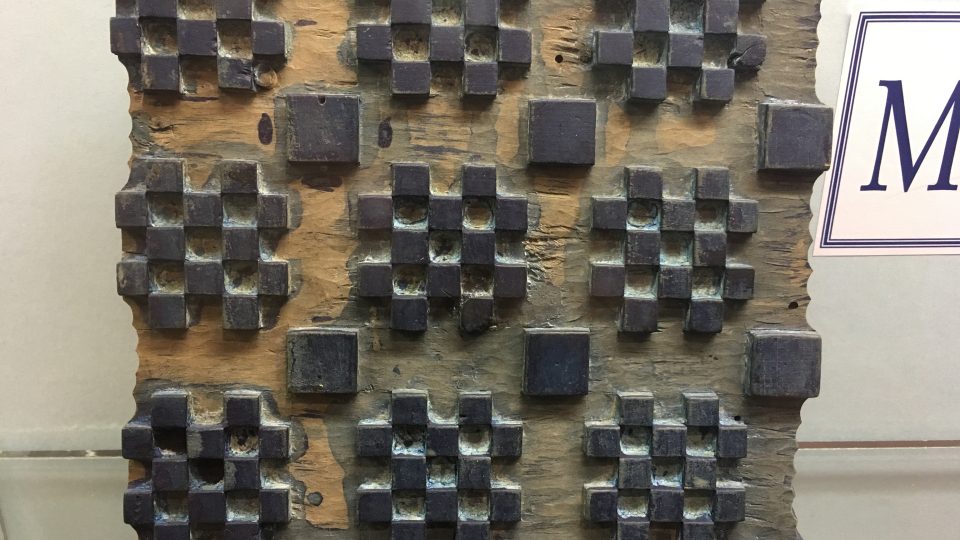 S technikou modrotisku se můžete seznámit v Městském muzeu v Novém Městě nad Metují Na Zadomí