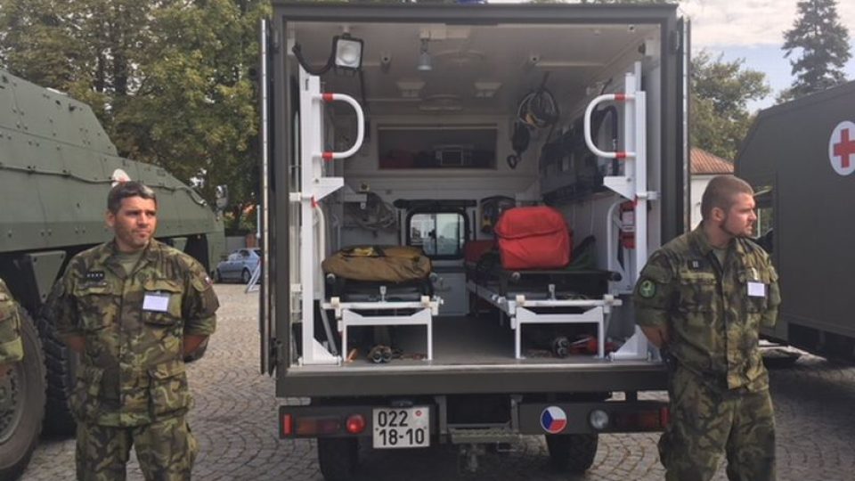 Vojenské cvičení s názvem Medical Man 2018 v Hradci Králové