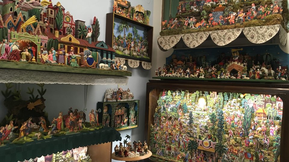 Stálá výstava betlémů v Muzeu hraček Stuchlíkovi