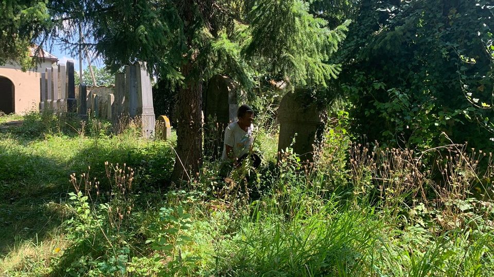 Dobrovolníci začali čistit starý židovský hřbitov v Dobrušce na Rychnovsku