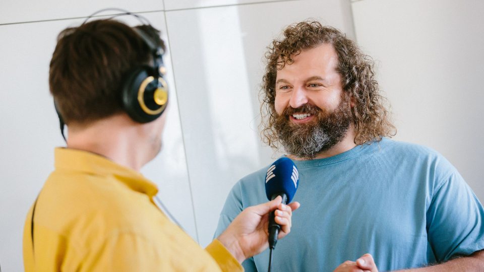 Patrik Rozehnal a Josef Maršálek při rozhovoru