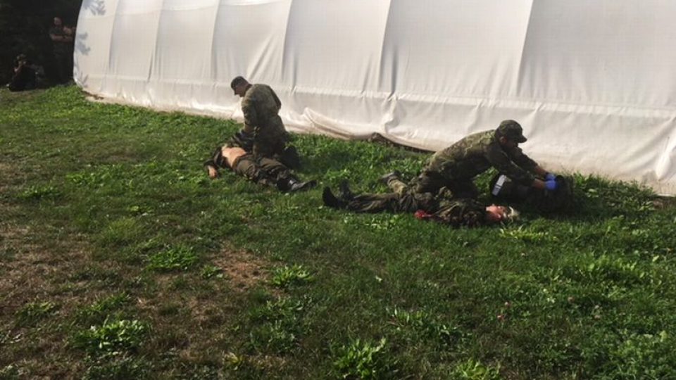 Vojenské cvičení s názvem Medical Man 2018 v Hradci Králové
