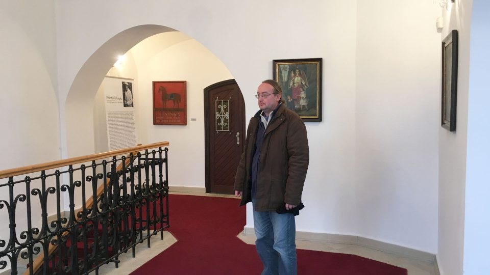 Expozice prvotin Františka Kupky na radnici v Dobrušce