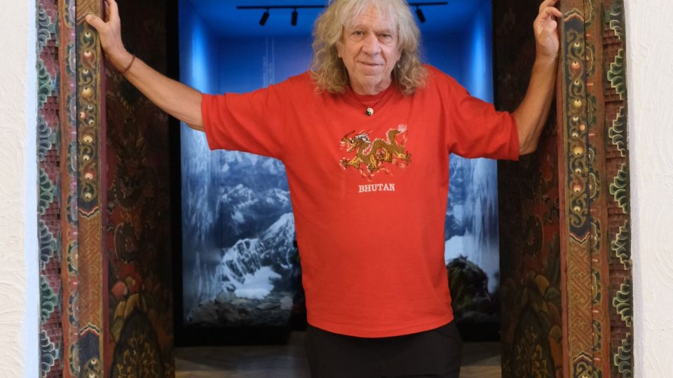 Rudolf Švaříček na výstavě MAGICKÝ HIMÁLAJ v Hradci Králové