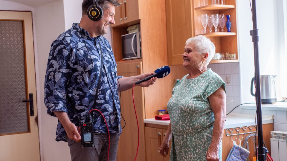 Patrik Rozehnal a Vlasta Kotrbová | foto: Martin Čuřík Patrik Rozehnal a Vlasta Kotrbová