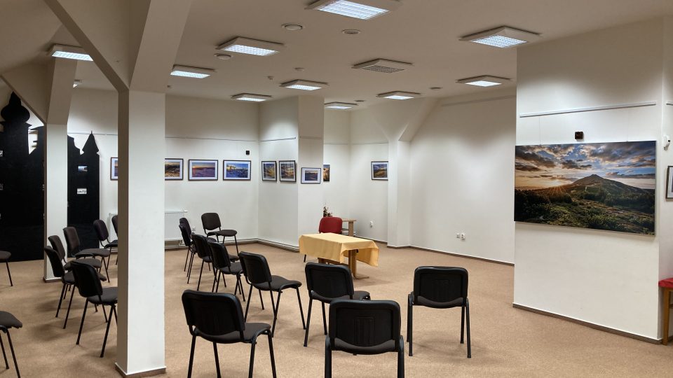 Podkroví Knihovny Břetislava Kafky, prostor pro přednášky, semináře a výstavy