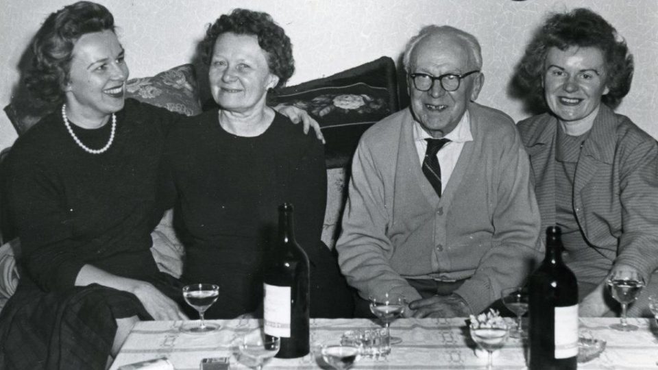 Rodina Hany Truncové v lednu 1960