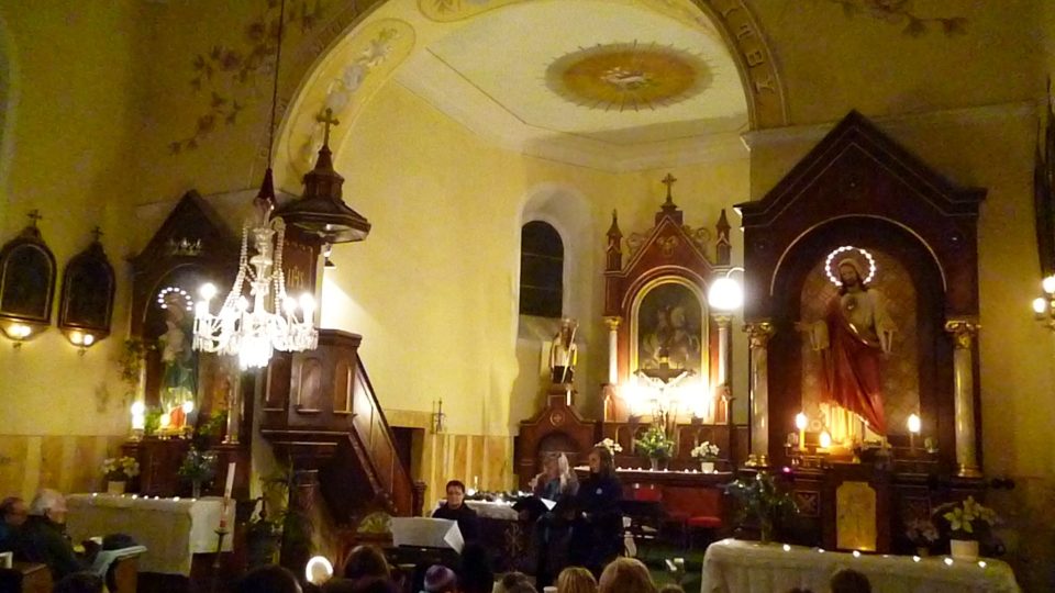 Vánoční koncert v kostele v Lužci nad Cidlinou 