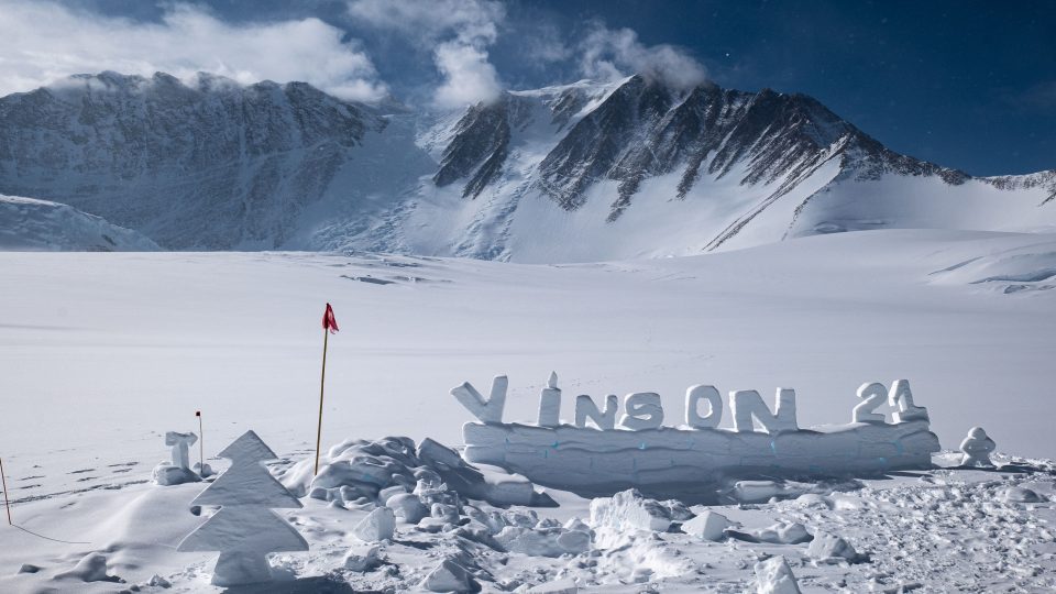 Nejvyšší vrchol Jižního pólu Mount Vinson