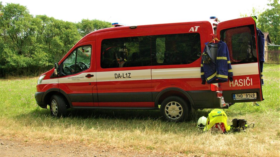 Nové hasičské auto hasičů z Vysokého Veselí 