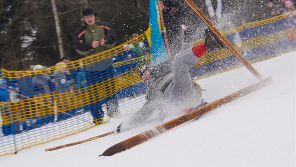 Mistrovství ČR v historickém lyžování v Olešnici v Orlických horách