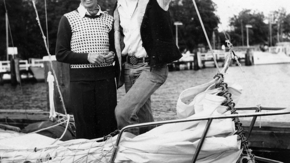 Mirka a Richard Konkolských v roce 1975 - Cuxhaven