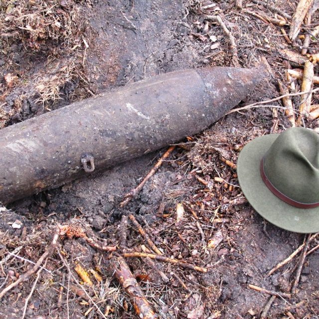 Nalezená munice | foto:  Archiv Městských lesů Hradce Králové