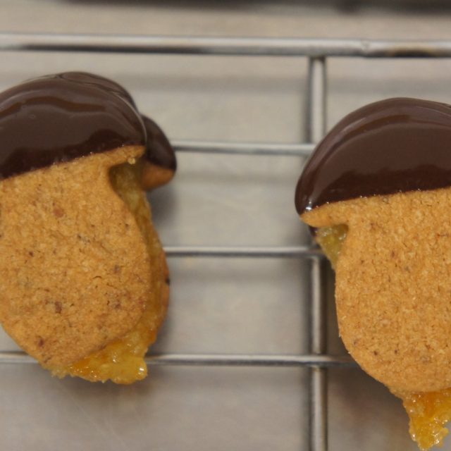 Máslové vaflové hříbečky s čokoládovým kloboukem | foto: Patrik Rozehnal,  Český rozhlas