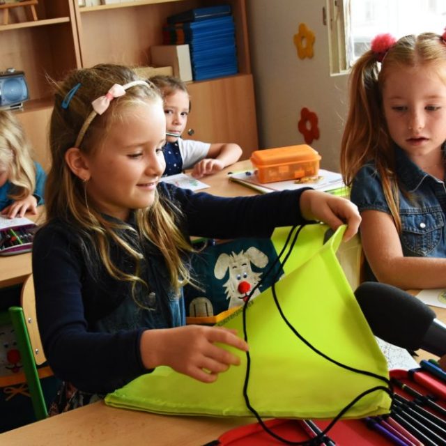 První školní den ZŠ Gočárova | foto:  Královéhradecký kraj