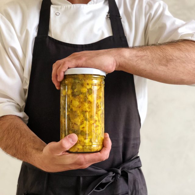 Nakládaná zelenina musí být křupavá a zářit všemi tóny žluté barvy | foto: Gourmet jižní Morava