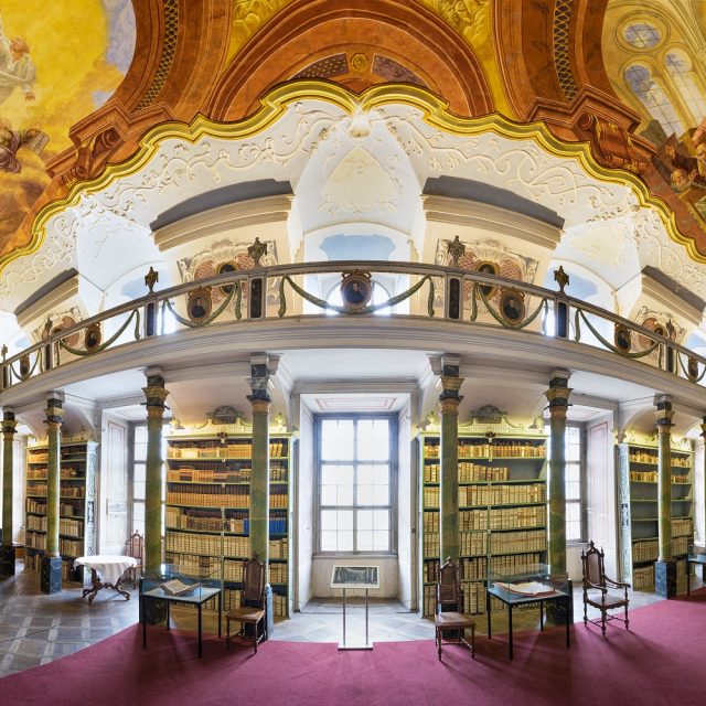 Benediktinský klášter v Broumově,  knihovna | foto: Michal Balada - Agentura pro rozvoj Broumovska