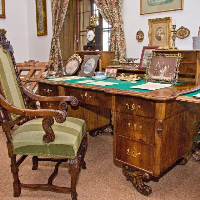 Pracovna hraběte Harracha | foto: Jaroslav Hoření,  Český rozhlas