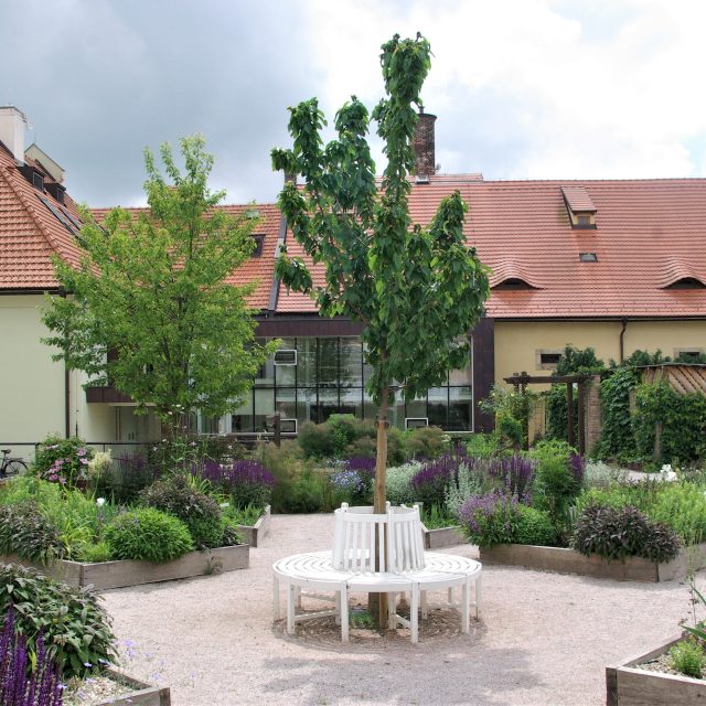 Relaxační  a terapeutický areál bylinkové zahrady v Žirči | foto: Vladislava Wildová,  Český rozhlas,  Český rozhlas