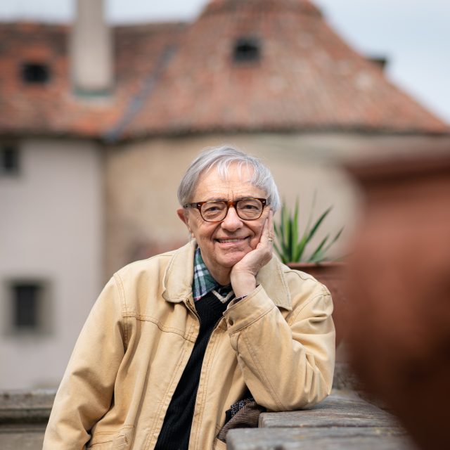 Básník,  prozaik,  textař a cimrmanolog Miloň Čepelka | foto: Jiřina Šmídová,  Český rozhlas