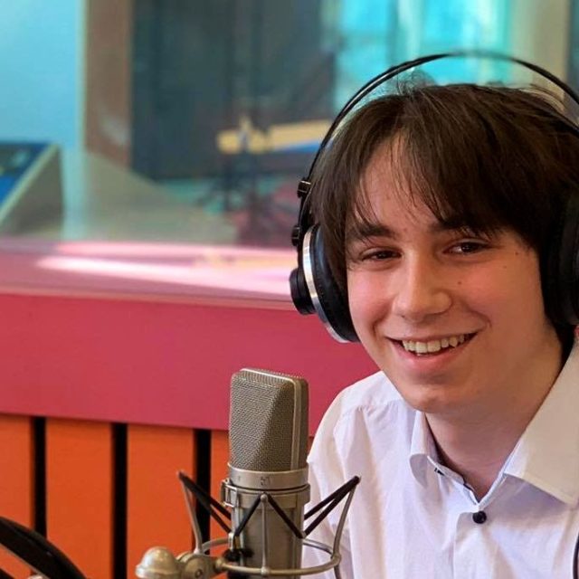 Tengiz Chizanisvili ve studiu Českého rozhlasu Hradec Králové | foto: Jakub Schmidt,  Český rozhlas