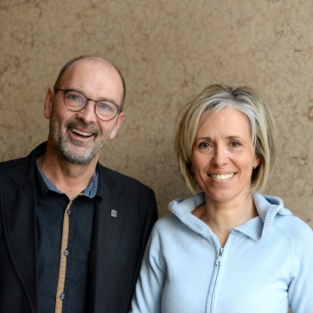 Alena Zárybnická natáčí Zálety s Romanem Kopřivíkem | foto: Zdeněk Novák,  Český rozhlas