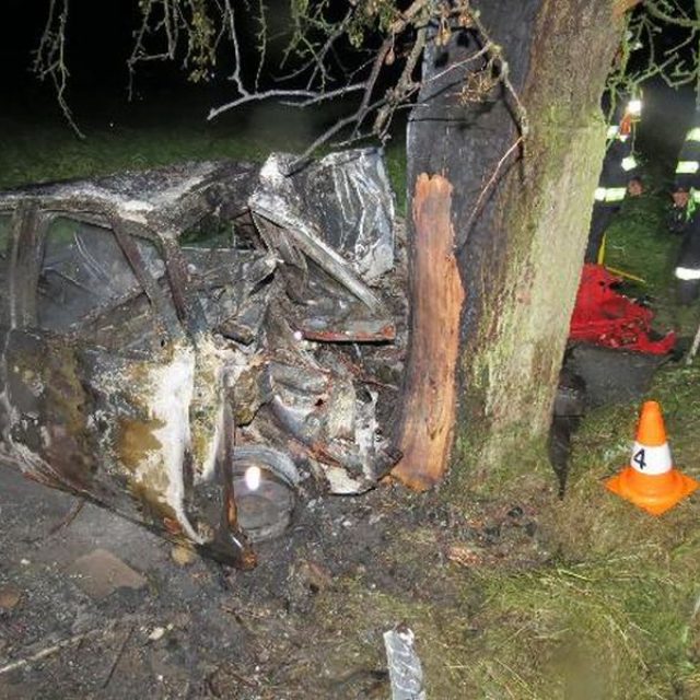 Tragická nehoda u Králík na Královéhradecku | foto: Policie České republiky