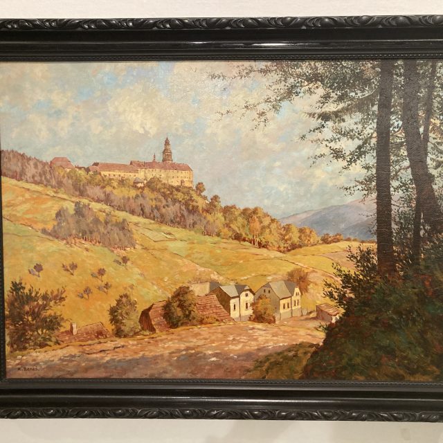 Výstava krajináře Karla Beneše v Galerii výtvarného umění v Náchodě | foto: Romana Joudalová,  Český rozhlas