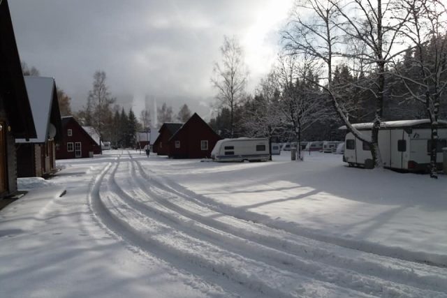 Zimní kemp ve Špindlerově Mlýně | foto: Autokemp Špindlerův Mlýn